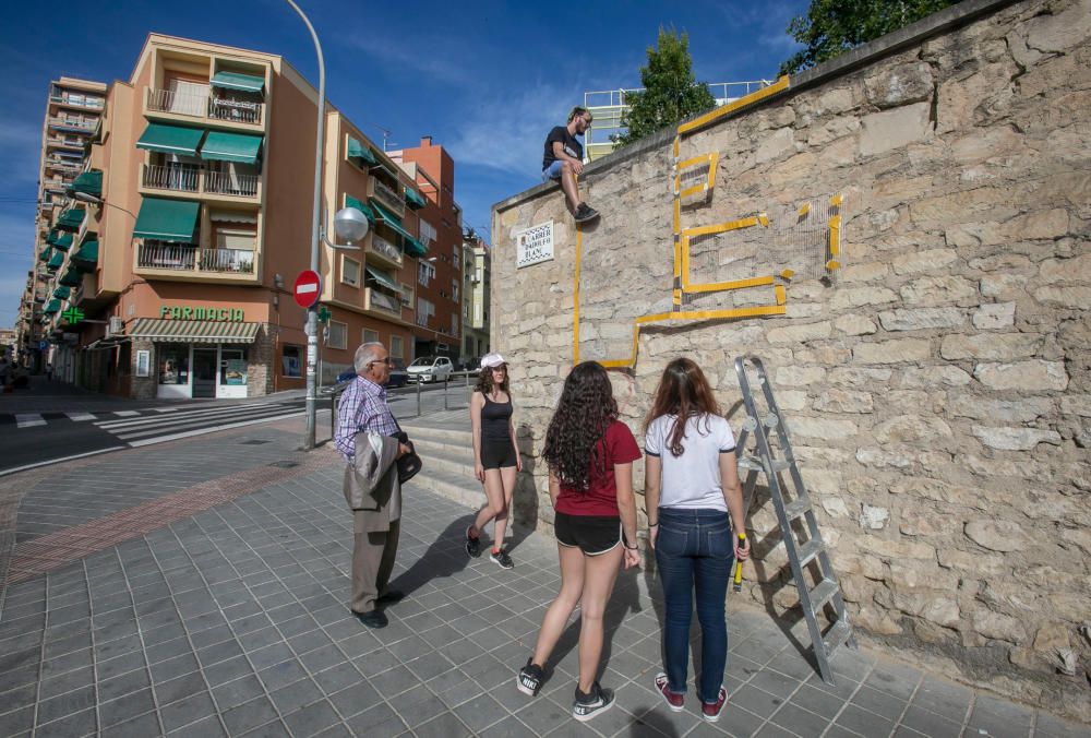 Instalaciones de arquitectura efímera en los museos de Alicante