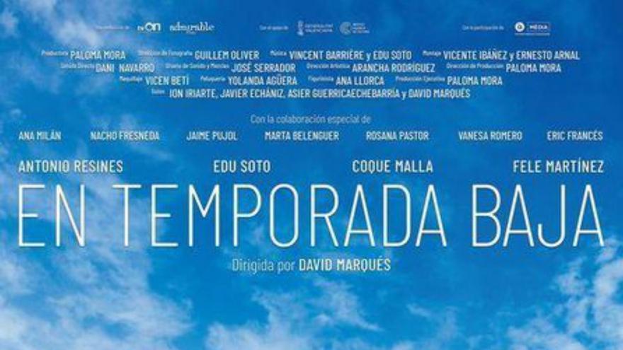 Carteles de ‘En temporada baja’, ‘Tregua(s)’, ‘Petricor’, A cero.5’ y ‘Amigos hasta la muerte’, que se podrán ver entre el 15 y el 22 de abril.