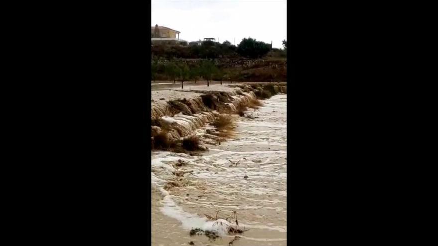 La Torre del Rico de Jumilla registra más de 80 litros de agua en menos de una hora durante el temporal