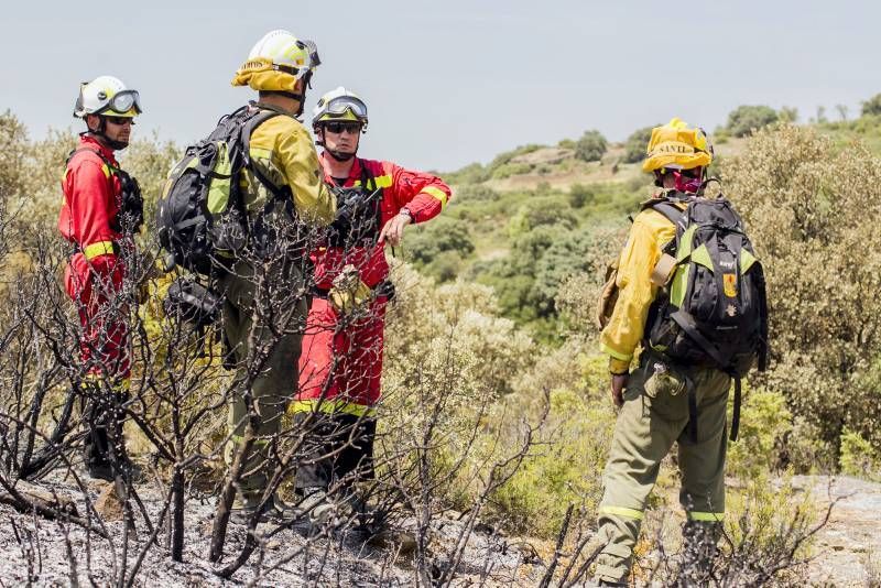 Fotogalería del incendio de las Cinco Villas