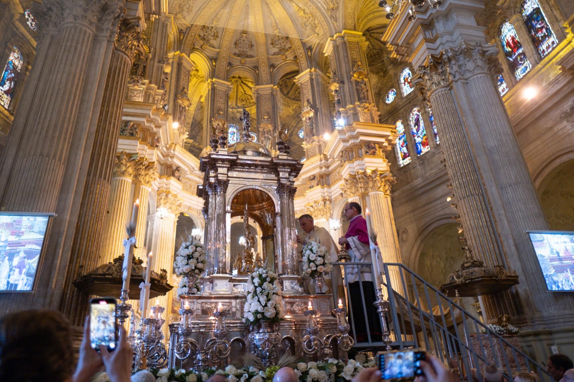 Procesión del Corpus Christi en Málaga 2025