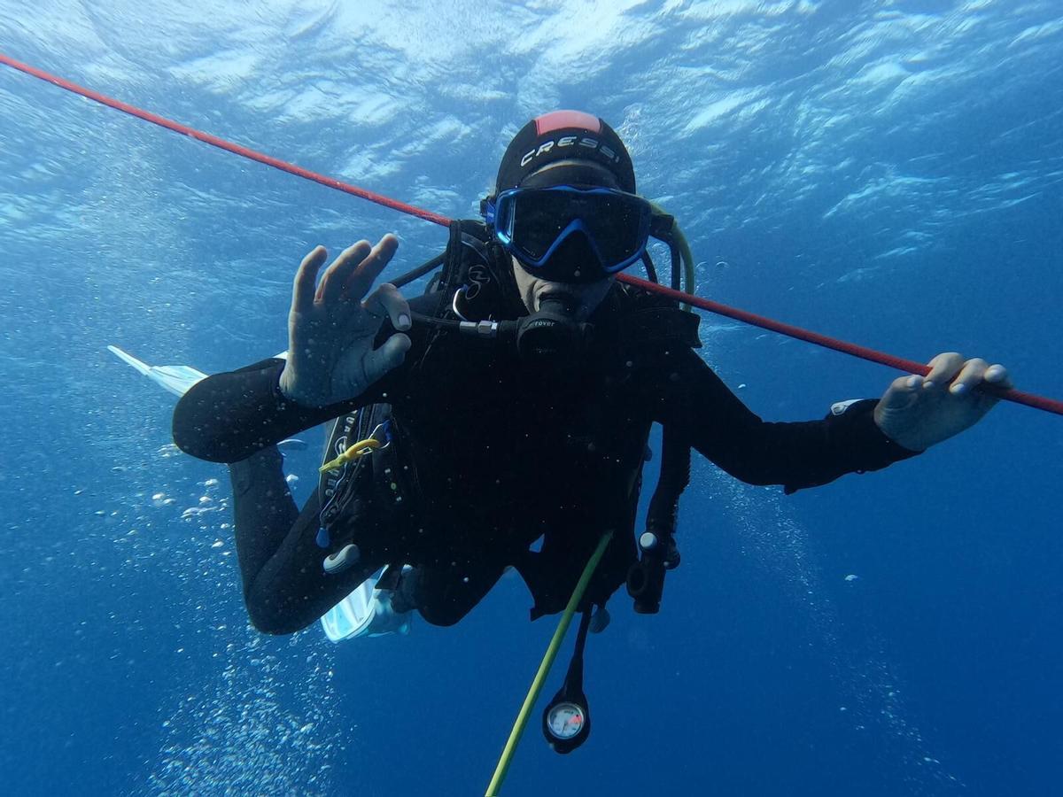 María Pérez (alumna Buceo Galicia)