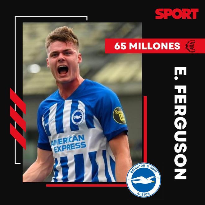 Evan Ferguson (19 años), llamado a ser la próxima gran venta del Brighton junto con Mitoma