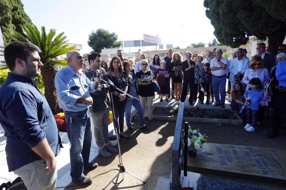 Homenaje a los represaliados del franquismo en Paterna.