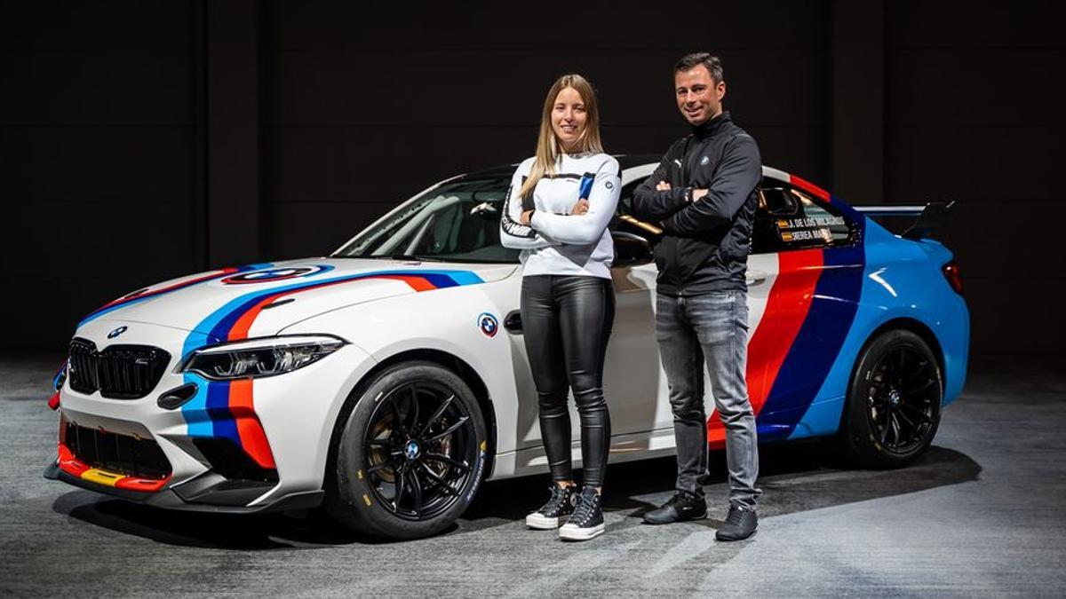 Nerea Martí y su compañero De los Milagros correrán para BMW España Motorsport