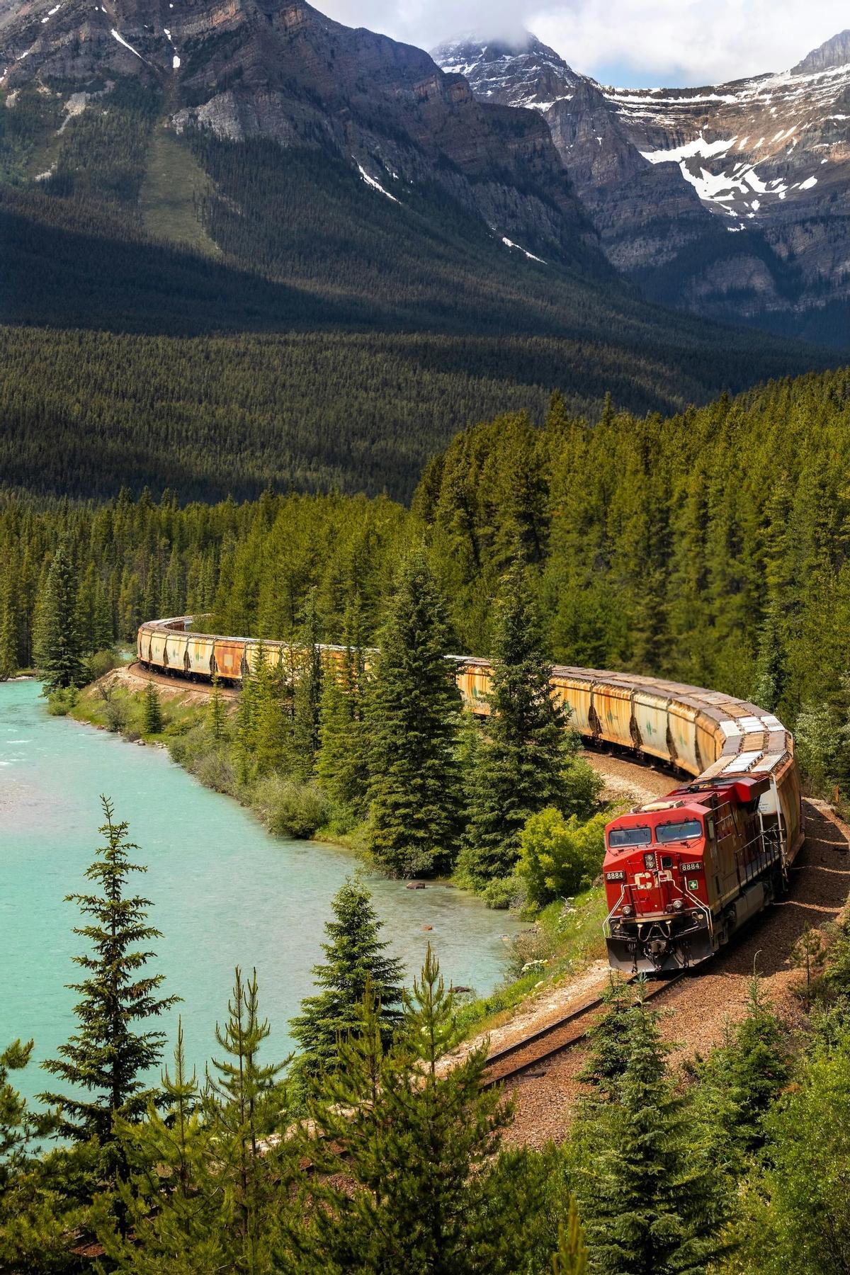 El tren de vapor es uno de los principales atractivos de Kamloops