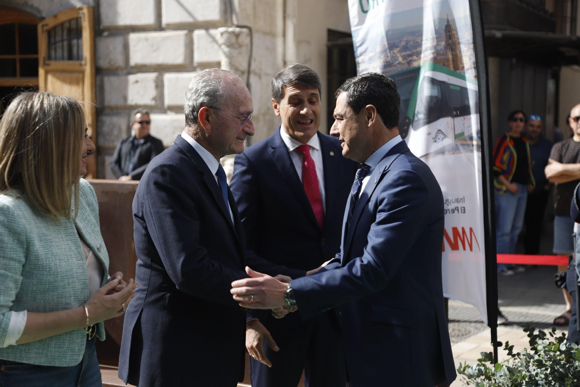 Inauguración de la ampliación del metro de Málaga hasta el Centro