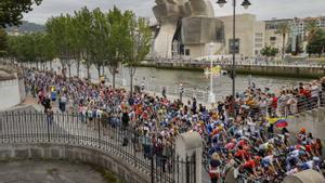 Dispositivo policial en el Tour de Francia