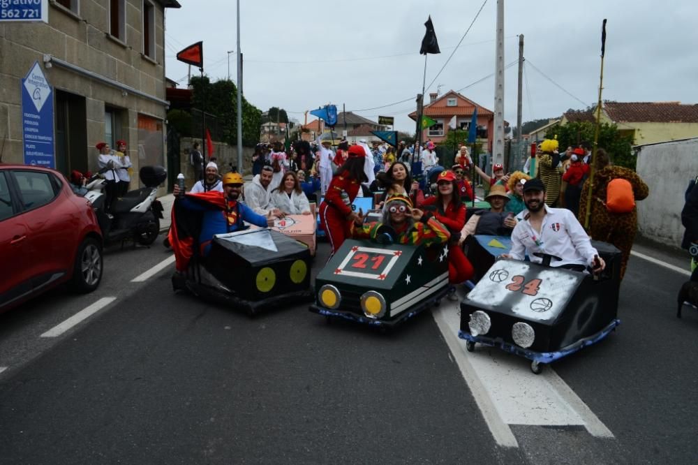 Aldán y Moaña celebran el final del Carnaval. // G. Núñez