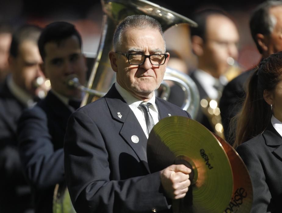 La Sociedad Musical La Lira de Chulilla puso música a la victoria del Valencia