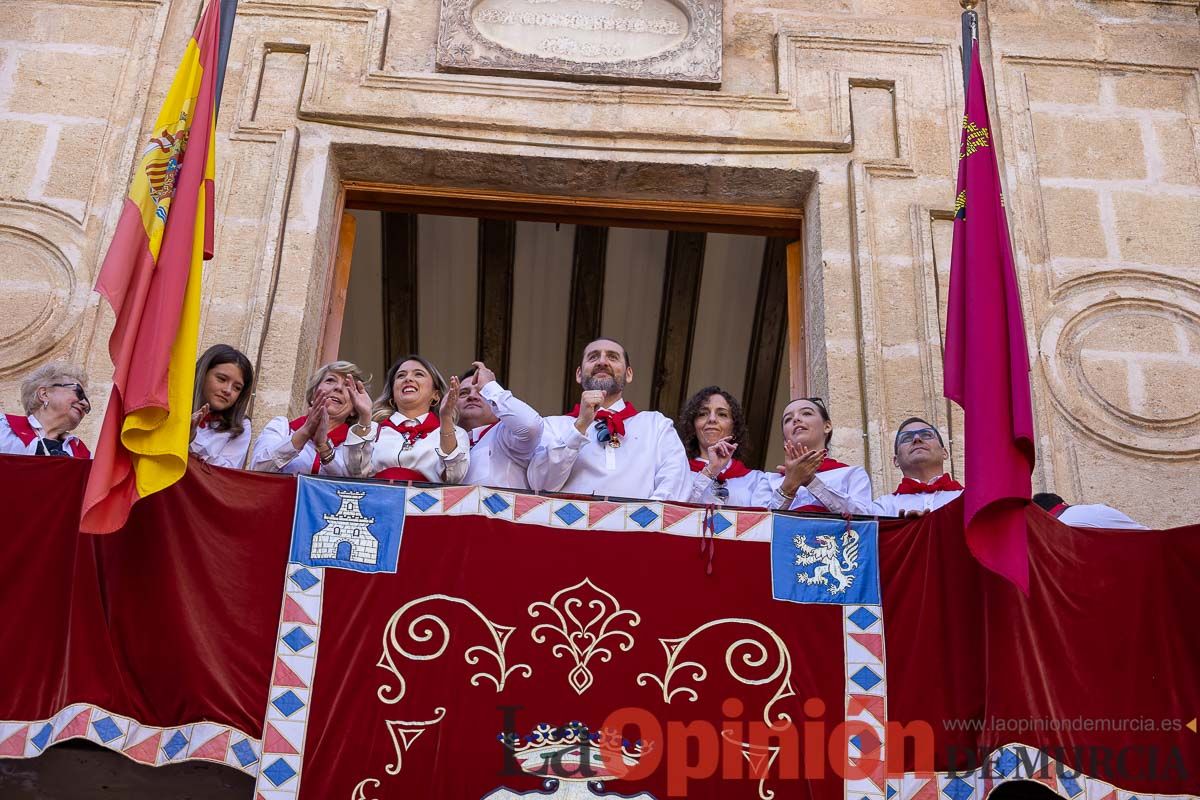 Recorrido Caballos del Vino día dos de mayo en Caravaca