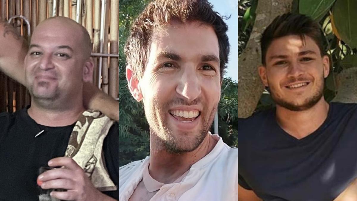 Yair Horn, Sagui Dekel Chen y Sasha Trupanov.