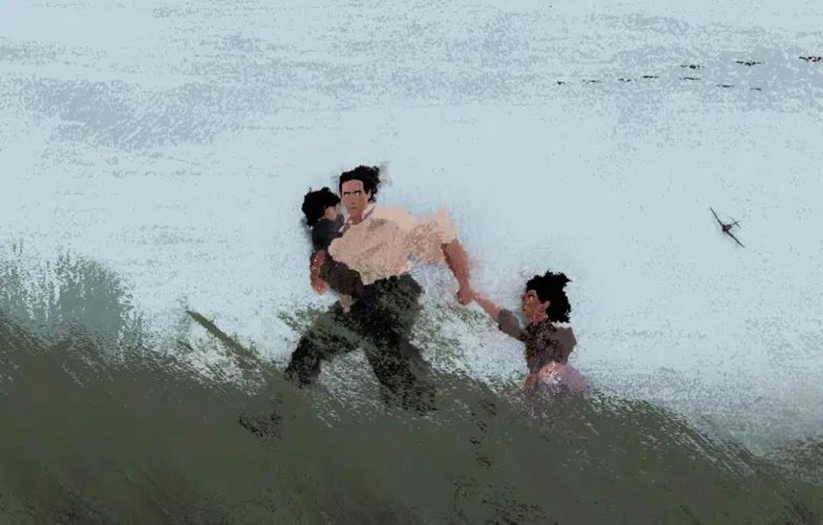 El director ha fet ús de l'animació per recrear el llarg camí que els va dur fins a Praga.