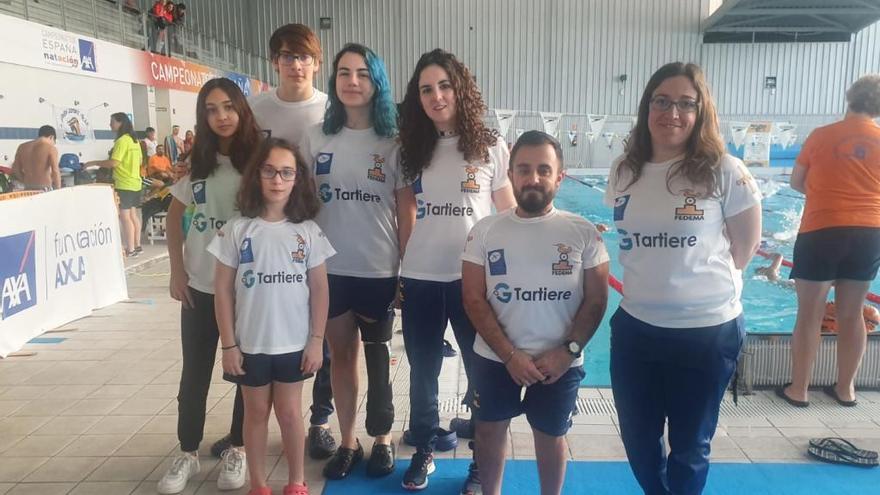 Asturias, séptima en el campeonato de España de natación paralímpica por categorías de edad