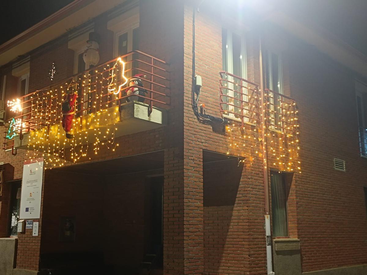 Así luce Morales de Valverde por Navidad