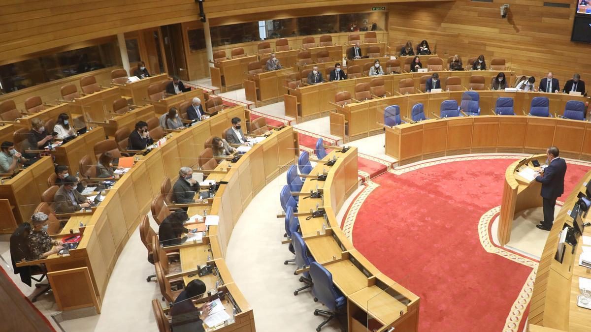 Hemiciclo del Parlamento de Galicia.
