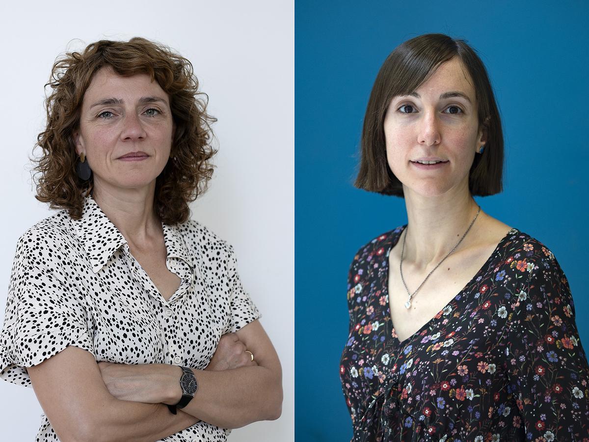 Cristina Saez i Núria Juanico, del diari Ara