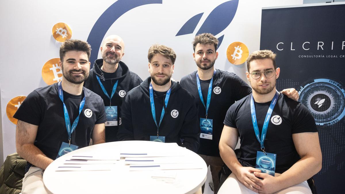 El equipo de la empresa zaragozana CLCripto, la consultora legal de criptomonedas más grande de España.