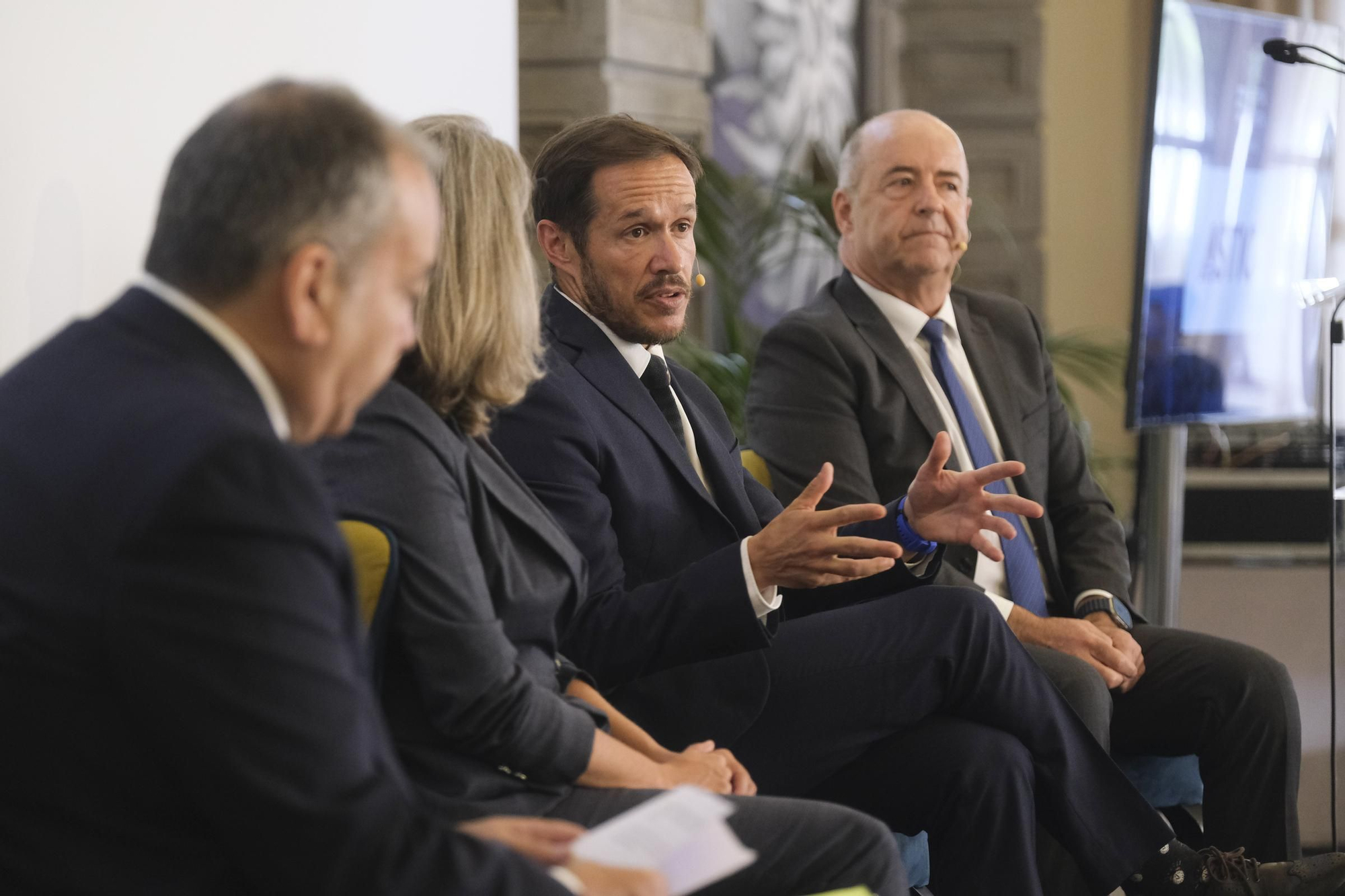 Foro Cambio Climático, con la presencia del consejero de Transición Ecológica del Gobierno de Canarias, Mariano Hernández Zapata. 