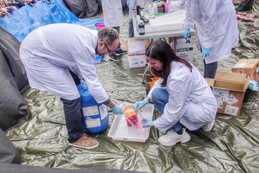 Feria de la Química en La Orotava.