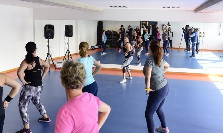 Inaguracion polideportivo cono sur en Pedro ...