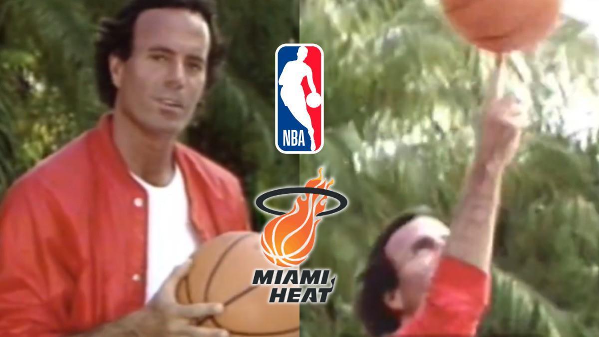 Julio Iglesias promociona a los Miami Heat en los 80.