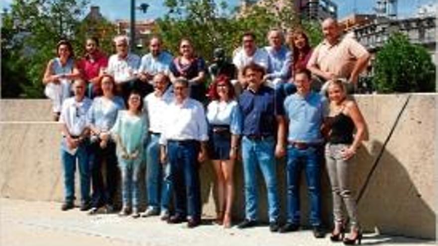 Tots els membres que conformen la llista del PPC a Girona.