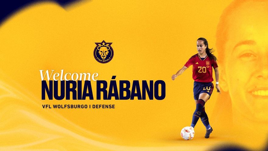 Nuria Rábano ficha por el Utah Royals de la NWSL americana