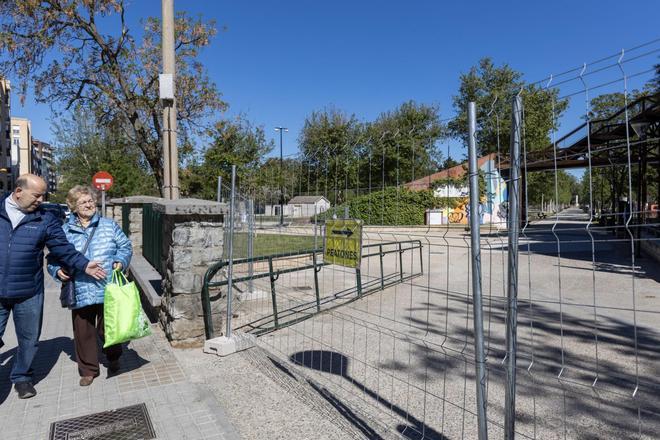 Comienzan las obras de reforma en el Parque Tío Jorge de Zaragoza