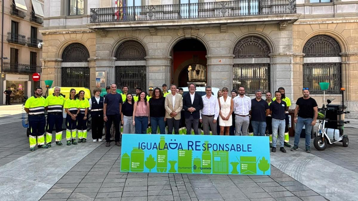 Presentació de les millores del nou contracte pont de recollida, gestió de residus i neteja viària