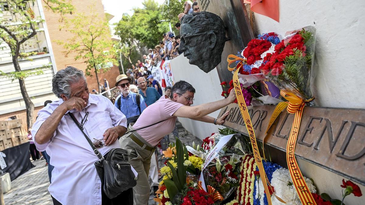 Barcelona homenajea a Allende 50 años después del golpe que acabó con su gobierno y su vida