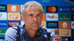 Luis Enrique en rueda de prensa