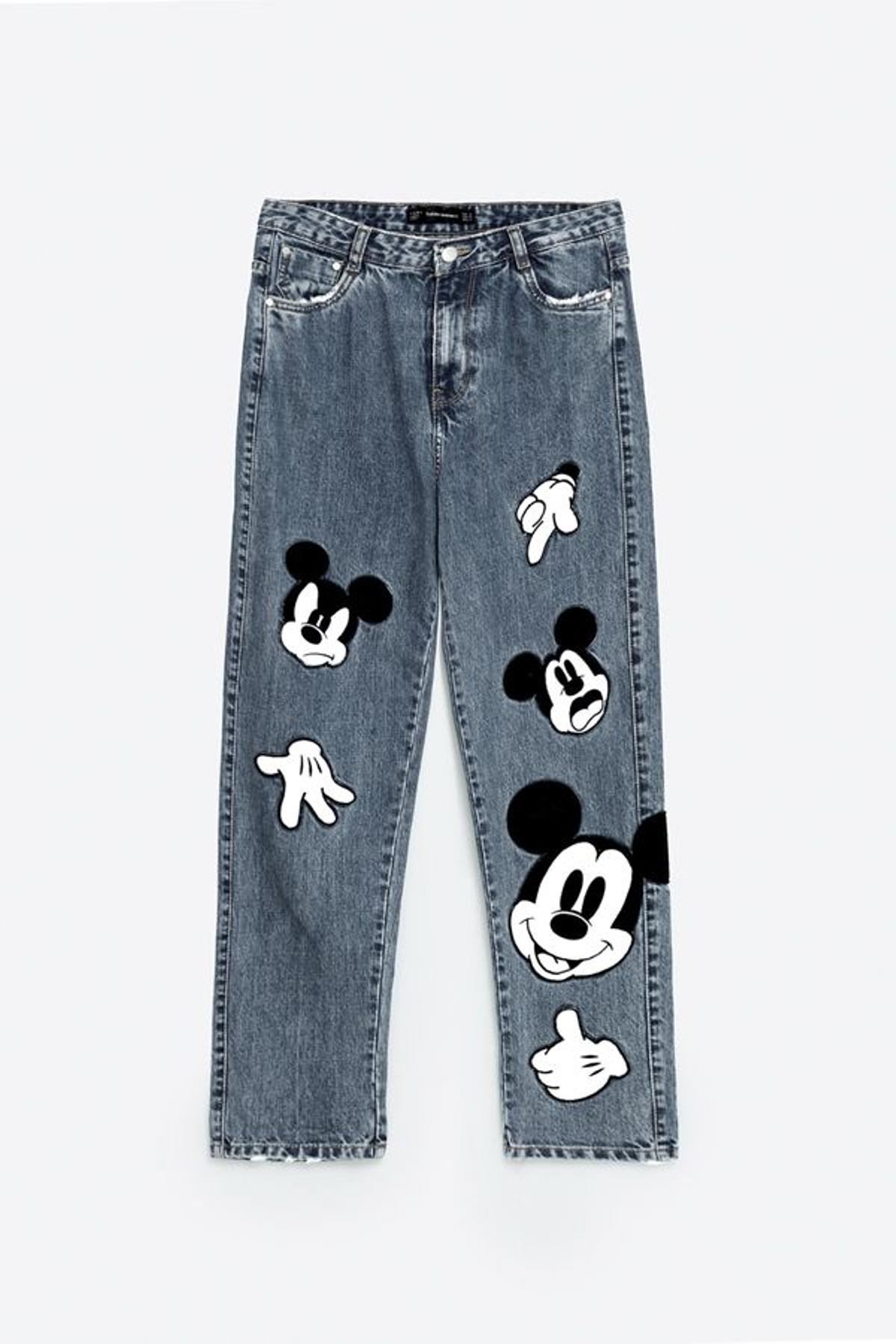Mickey Mouse, icono de moda: jeans de Zara