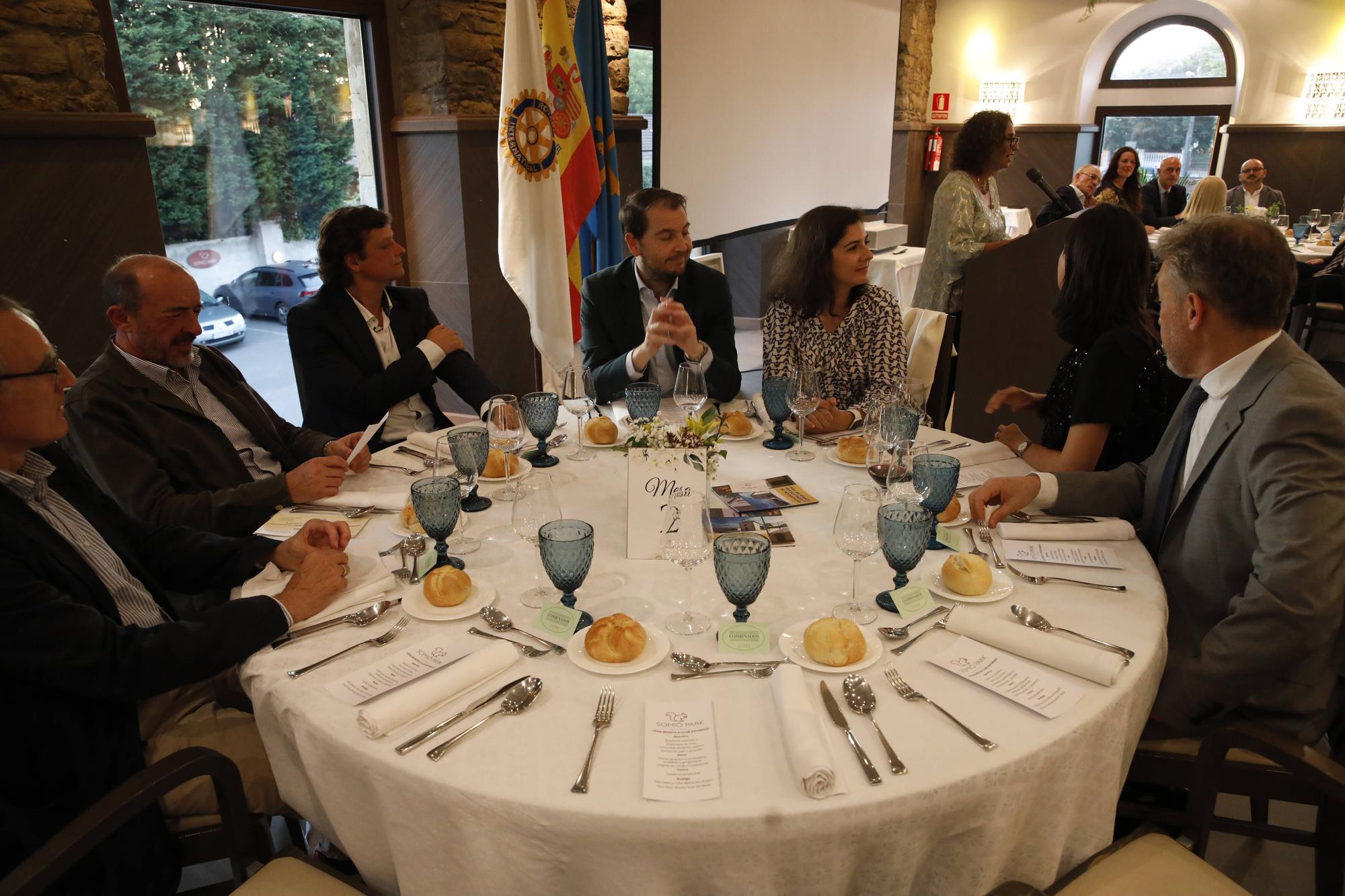 La cena del Club Rotario de Gijón, en imágenes