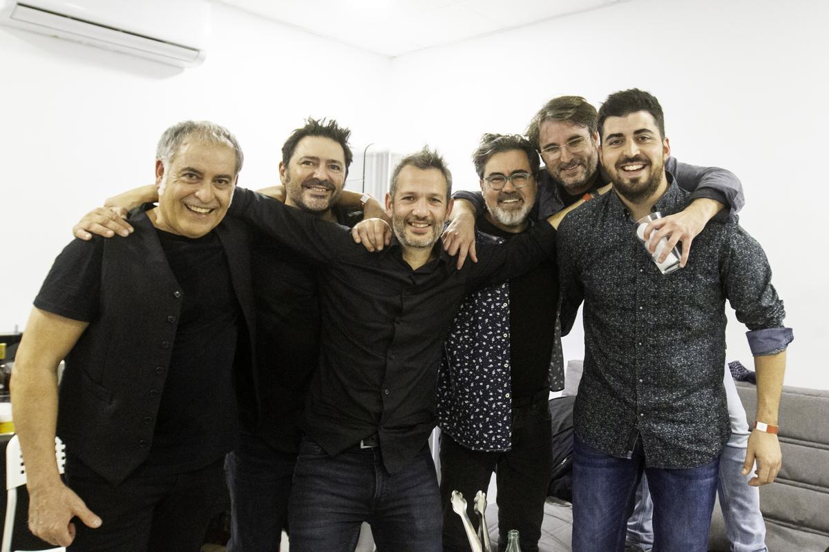 Jordi Évole &amp; Los Niños Jesús en el camerino de la Sala Mamba 