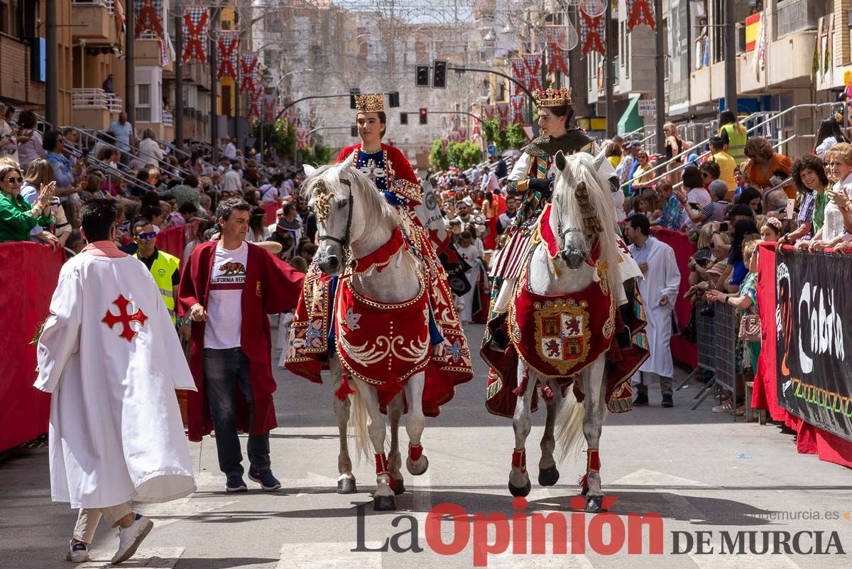 Desfile infantil del Bando Cristiano en las Fiestas de Caravaca