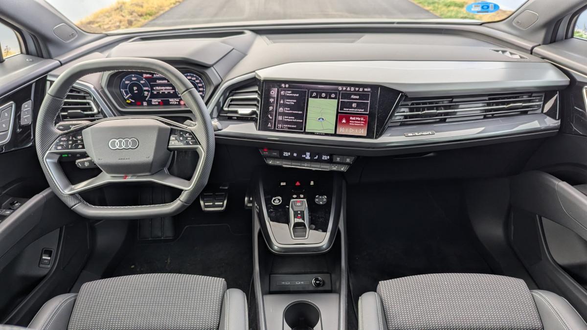 Interior del Audi Q4 e-tron