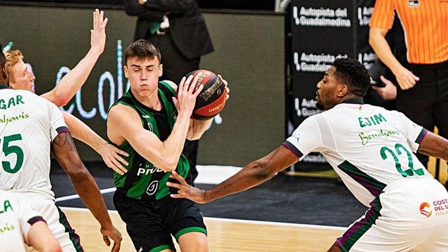 Nenad Dimitrijevic, este domingo ante el Unicaja.