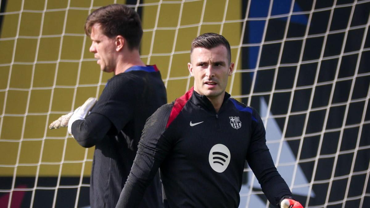 Iñaki Peña y Szczesny, en una imagen de archivo