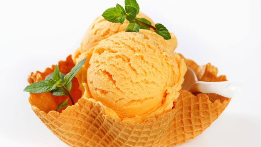 Helado de naranja