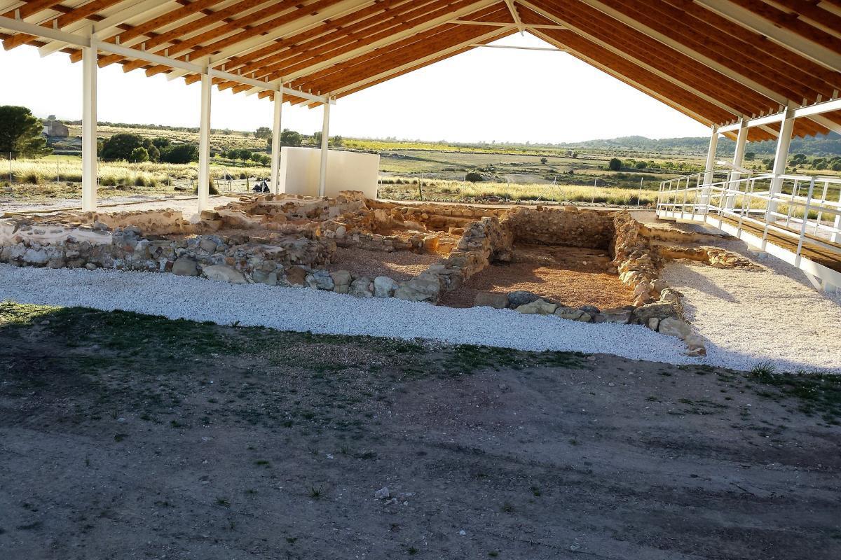 Yacimiento techado de Fuente del Pinar, en Yecla.