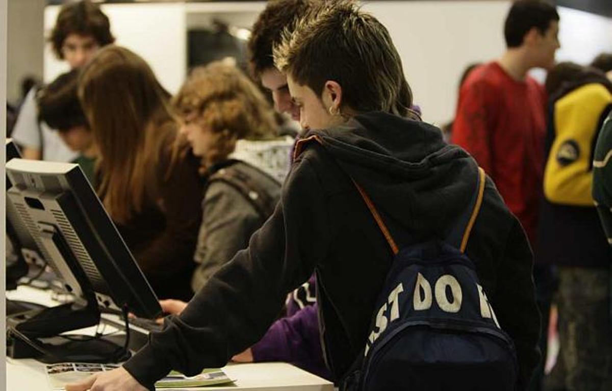 Grupo de estudiantes, en la última edición de Formaempleo