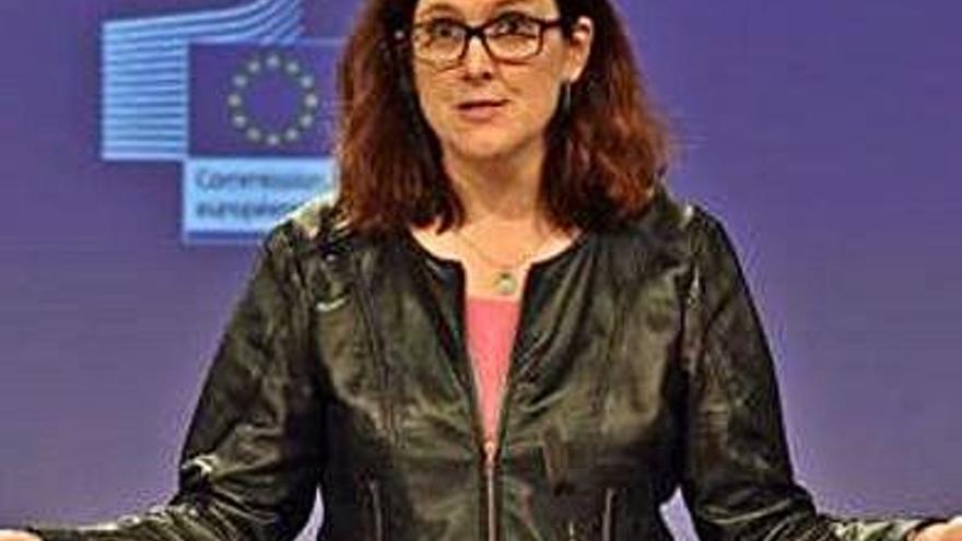 La comissària Cecilia Malmström