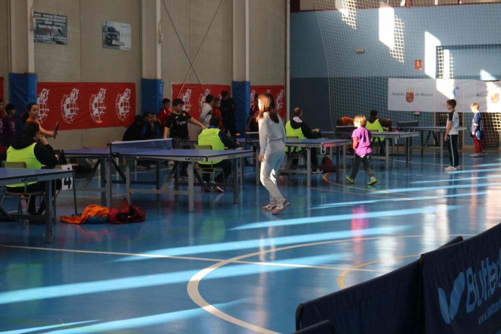 Final de tenis de mesa de Deporte en Edad Escolar