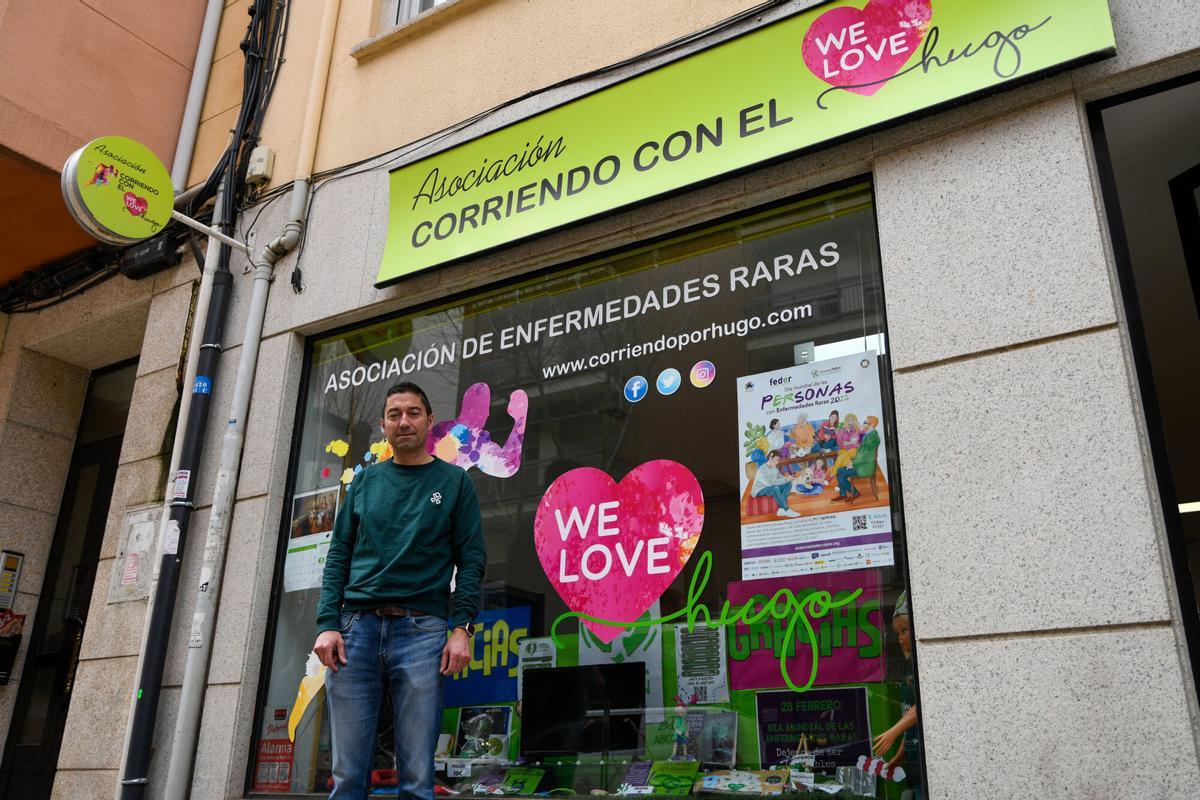 Raúl Vara, presidente asociación Corriendo con el corazón por Hugo de enfermedades raras.