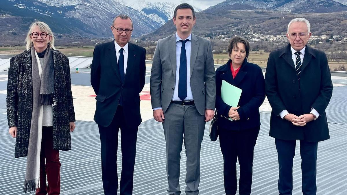 La visita del prefecte d'Occitània