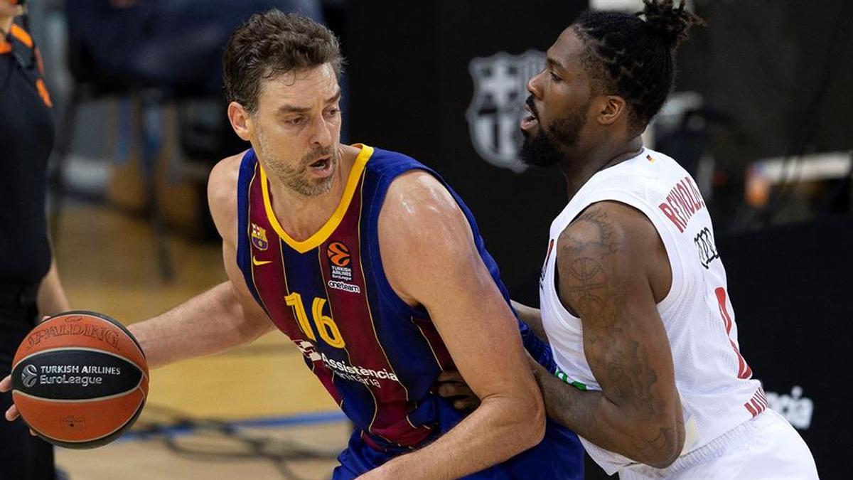 Pau Gasol podría jugar ante el Madrid, pero depende de su estado y la decisión de Jasikevicius