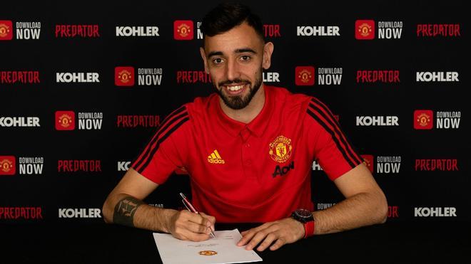 Bruno Fernandes (2020). Del Sporting de Portugal al Manchester United por 65 millones. El centrocampista portugués se ha convertido en un jugador clave para los ‘red devils’.