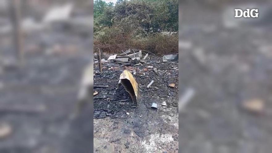 Vídeo: Veïns de Girona denuncien abandonament i perill per un incendi en un solar ple de deixalles