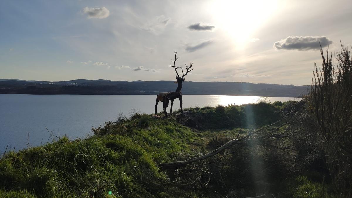 Esta ruta recorre el lago artificial más grande de España.
